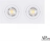 Светильник встраиваемый APL LED 3322.TCH111/2S/WH Ingrid