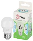 Лампочка светодиодная ЭРА LED P45-6W-840-E27 GL