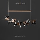 Реечный, рядный светильник BERGAMO Размер L. Цвет Бронза Lampatron 5015-12776