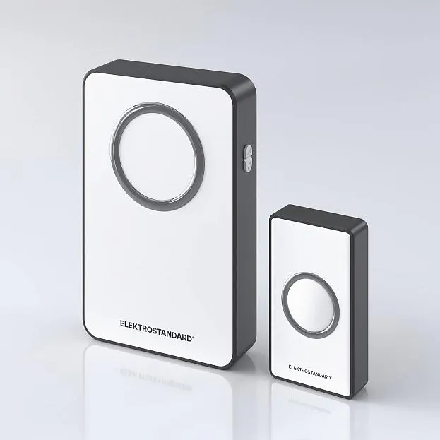 Звонок беспроводной Elektrostandard DBQ27M WL белый/чёрный 38M IP20 a055695