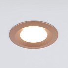 Встраиваемый светильник Elektrostandard 110 MR16 золотой Dial a053333
