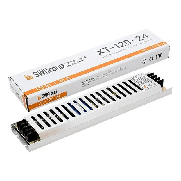 Блок питания SWG XT-120-24 003065 24V 120W IP20 5A Блок питания SWG XT-120-24 003065 24V 120W IP20 5A