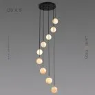 Готовая комбинация светильников MOSA 9 ламп Lampatron 7398-20427