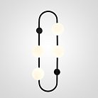 Настенное бра HOOP WALL H77 Black ImperiumLoft 213735-26 HOOP-WALL01