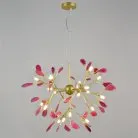 Люстра AGATE 6 20 ламп. Цвет розовый. Lampatron 1065-8157