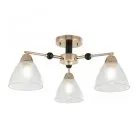 Люстра потолочная с плафонами Arte Milano 324119/3 FG+BK Amalfi Napoli