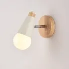 Бра DEER Модель В (без рогов). Цвет белый+дерево. Lampatron 785-1195