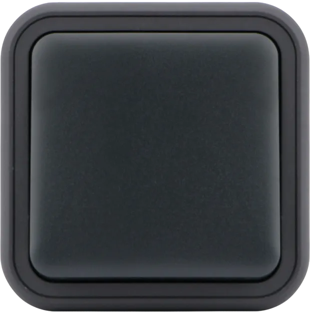 Переключатель 1-клавишный накладной, цвет антрацит, IP55, Donel DIP10628 W55 Переключатель 1-клавишный накладной, цвет антрацит, IP55, Donel DIP10628 W55
