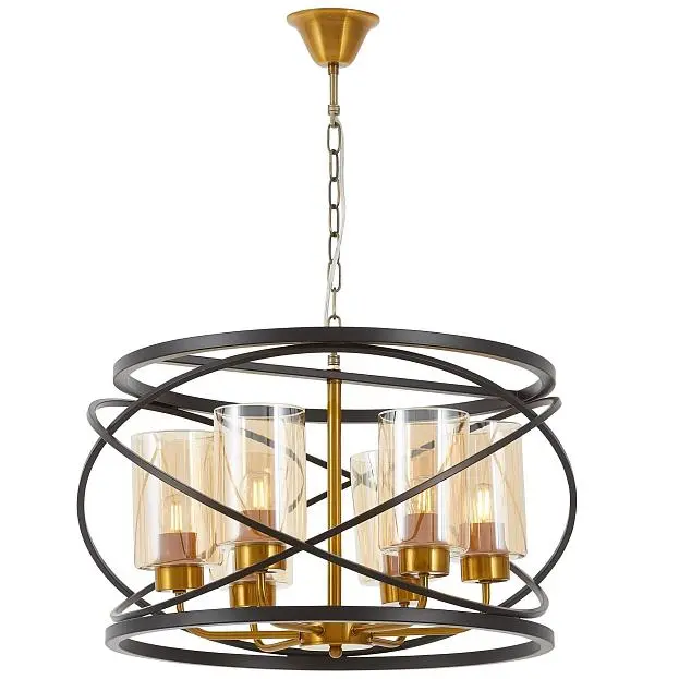 Подвесной светильник Lumina Deco LDP 8004-6 BK+MD