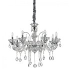 Подвесная люстра Ideal Lux 114187 COLOSSAL SP8 TRASPARENTE