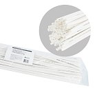 Термоусадочная трубка 60/30 мм длина 100 см. усадка 2:1 белый Stekker 50256 HST-630-100WH