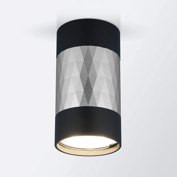 Потолочный светильник Elektrostandard DLN110 GU10 черный/серебро Mizar a047745