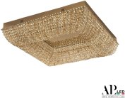 Люстра светодиодная хрустальная APL LED SH603.2.60.R.Gd.3000.Clear.721 Sicilia