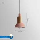 Подвесной светильник FANTA Модель C. Цвет Малиновый розовый. Lampatron 1262-1276