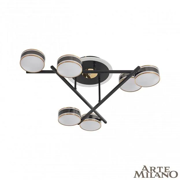 Потолочная люстра Arte Milano 278599/6 BK Ferrara-71040 Потолочная люстра Arte Milano 278599/6 BK Ferrara-71040