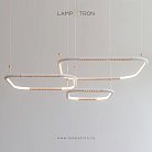 Кольцевые люстры и светильники RUBIC 3 кольца Lampatron 8162-22346