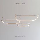 Кольцевые люстры и светильники RUBIC 3 кольца Lampatron 8162-22346
