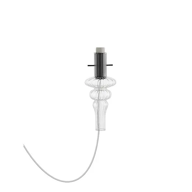 Декоративный стеклянный элемент Donolux Glass DL20751 Clear Brushed black Cascata