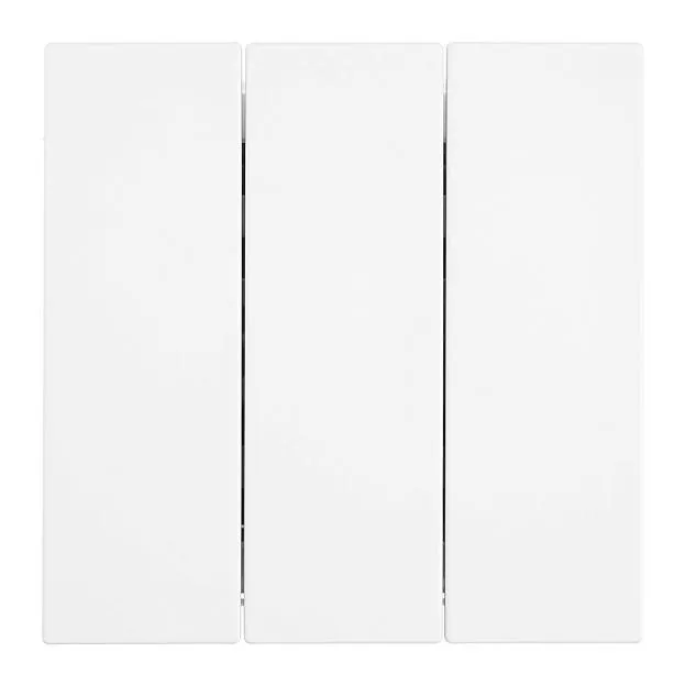 Выключатель 3-клавишный (механизм), 250В, 10А, RSW10-3108-01, белая магнолия Stekker 50430 Мия