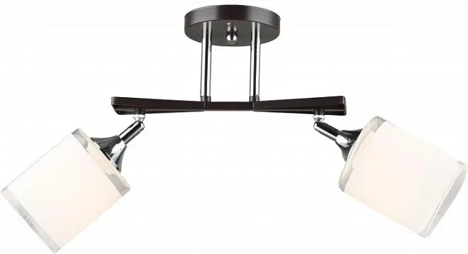 Потолочная люстра Imex MD.5959-2-S-COFFEE+CH Потолочная люстра Imex MD.5959-2-S-COFFEE+CH