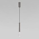 Подвесной светильник LED со стеклянным плафоном Eurosvet 50254/1 графит a063279