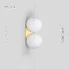 Бра POLLY 2 лампы Lampatron 6088-16322