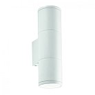 Уличный настенный светильник Ideal Lux 100388 GUN AP2 SMALL BIANCO
