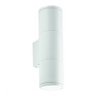 Уличный настенный светильник Ideal Lux 100388 GUN AP2 SMALL BIANCO