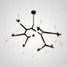 Люстра ANDES 16 плафонов. Цвет черный. Lampatron 662-6441