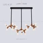 Подвесной светильник SANTANA 27 ламп. Цвет Светлое Дерево Lampatron 4239-10600