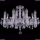 Хрустальная подвесная люстра Bohemia Ivele Crystal 1410/8/195/Ni/V0300