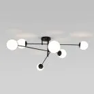 Потолочная люстра Eurosvet 30181/6 черный Netz a062214