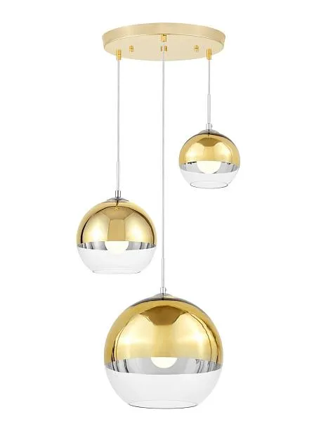 Подвесной светильник Lumina Deco LDP 1029-3 GD Veroni Подвесной светильник Lumina Deco LDP 1029-3 GD Veroni