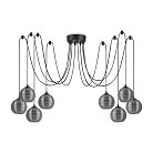 Подвесной светильник Ideal Lux 241197 Riga SP8 Fume