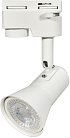 Трековый светильник Volpe UBL-Q323 GU10 WHITE UBL-Q322