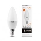 Лампа Gauss 33112 E14 12W 3000K матовая Elementary