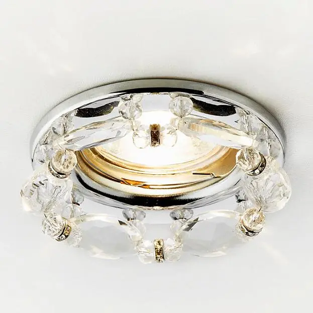 Встраиваемый светильник Ambrella light K212 CL/CH Crystal
