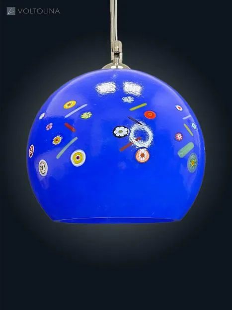 Подвесной светильник Reccagni Angelo Palla Blue 10001