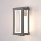 Уличный настенный светильник Elektrostandard 1527 TECHNO LED серый Frame a051856