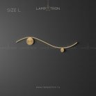 Бра TEMP Размер L. Цвет Латунь Lampatron 5756-15190