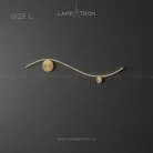 Бра TEMP Размер L. Цвет Латунь Lampatron 5756-15190