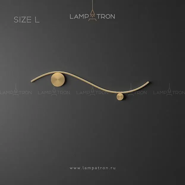 Бра TEMP Размер L. Цвет Латунь Lampatron 5756-15190 Бра TEMP Размер L. Цвет Латунь Lampatron 5756-15190