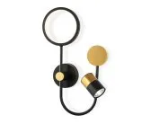 Настенный светодиодный светильник Ambrella light FL51602/3 BK/GD