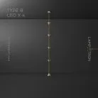 Подвесной светильник ROLAN Тип B. 4 лампы Lampatron 7664-21465