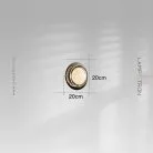 Бра EVAR ICE 1 плафон Lampatron evar-ice-1 8827-24853