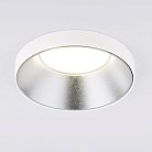 Встраиваемый светильник Elektrostandard 112 MR16 серебро/белый Discus a053340