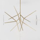 Люстра FLASK Цвет Золото Lampatron flack-gold 5047-12865