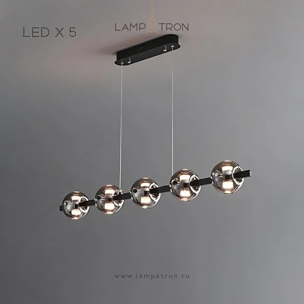 Реечный, рядный светильник SEMUND B LONG 5 шаров Lampatron semund-b-long-5 8101-22156 Реечный, рядный светильник SEMUND B LONG 5 шаров Lampatron semund-b-long-5 8101-22156
