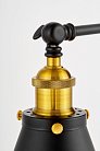 Бра Lumina Deco LDW B007-1 BK Rubi