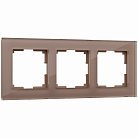 Рамка на 3 поста Werkel W0031142 (латте, стекло) a058820 Favorit